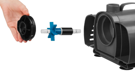 Насос фонтанный, ЗНФГ-50-3.4, для грязной воды, напор 3,4 м, насадки: колокольчик, гейзер, каскад, 85 Вт, 50 л/мин, ЗУБР