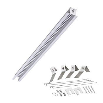 Встр.профиль,длина 1м IP20 SABRO алюминий NOVOTECH