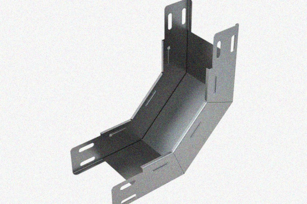 Лоток замковый глухой КПЗГ 100х110-90 УХЛ1 для поворота трассы вверх на 90, горячее цинкование S1,5