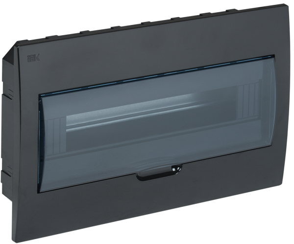 Корпус пластиковый ЩРВ-П-18 IP41 черный KREPTA 3 IEK