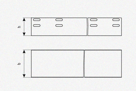Лоток глухой ЛМГ 500х50х3000 УХЛ1, горячее цинкование, S1,5