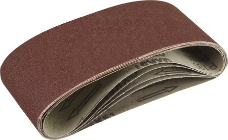 75х457 мм, P180, лента шлифовальная СТАНДАРТ, для ЛШМ, 5 шт. ЗУБР