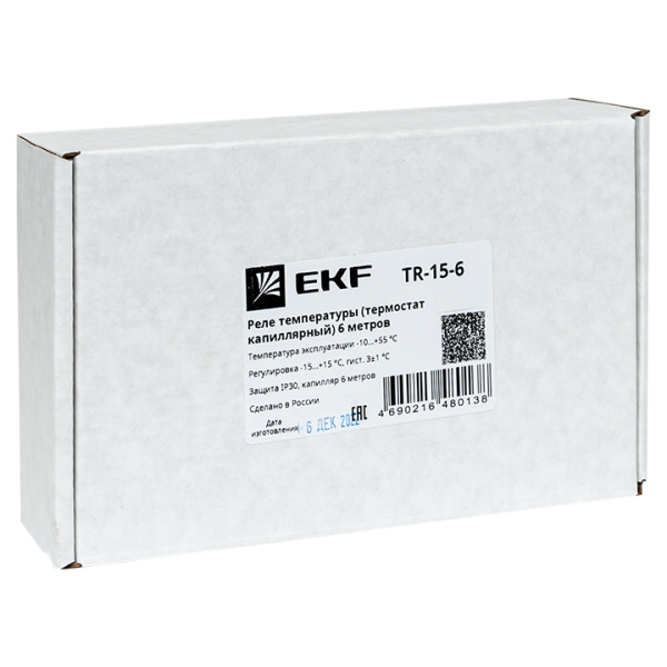 Реле температуры (термостат капиллярный) 6 метров TR-15-6 EKF