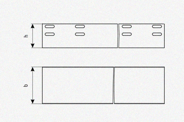 Лоток глухой ЛМГ 500х50х3000 УХЛ1, горячее цинкование, S1,5