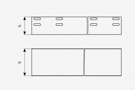 Лоток глухой ЛМГ 50х50х3000 УТ1,5, горячее цинкование, S1,2
