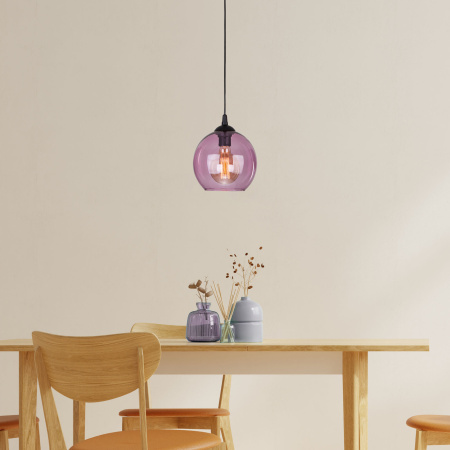 Подвесной светильник с плафоном 1*E27 60Вт черный IP20 Cubus (4443 Cubus) TK Lighting