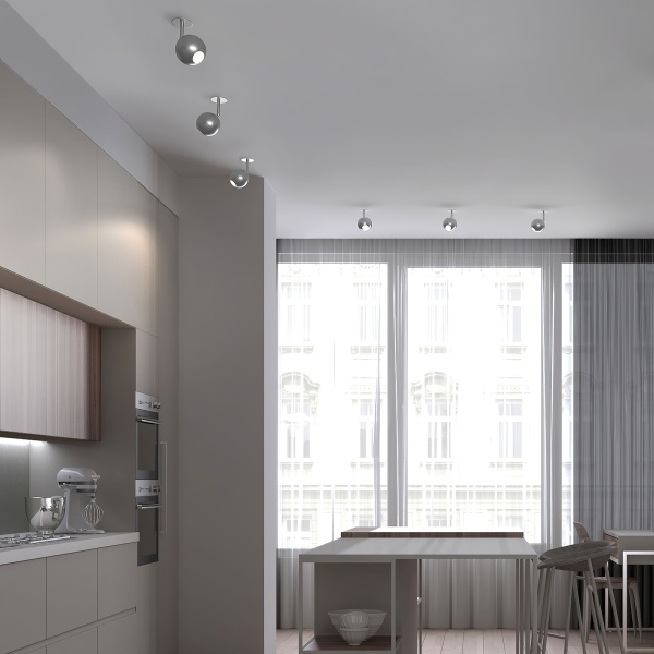 Встраиваемый светодиодный светильник серебро 8Вт 4200К серебряный IP20 (a053736) Elektrostandard