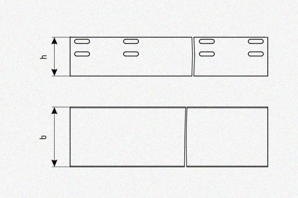 Лоток глухой ЛМГ 50х50х3000 УТ1,5, горячее цинкование, S1,2