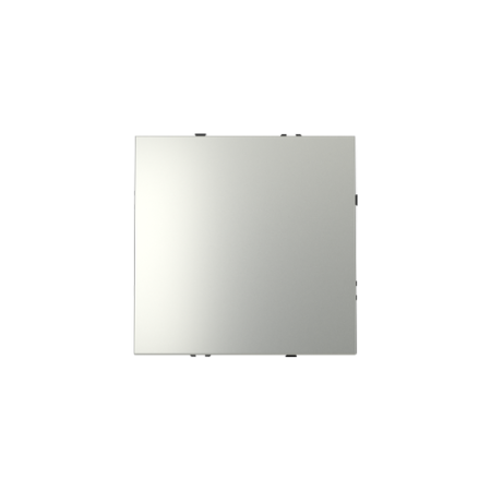 Выключатель встраиваемый Voltum S70 одноклавишный 10А, (сталь)