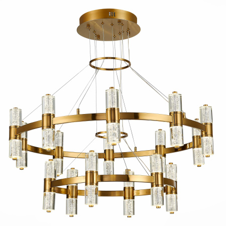 Люстра подвесная Латунь/Прозрачный LED 32*2,5Вт 4000К SL6007.203.32 ST LUCE