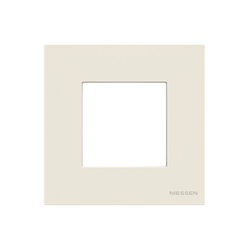 Zenit Рамка горизонтальная 1 пост.(2 мод) . альпийский белый IP20 N2271 BL ABB