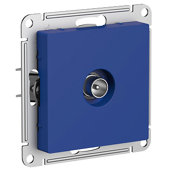 ATLASDESIGN Розетка TV оконечная 4DB, аквамарин Schneider Electric