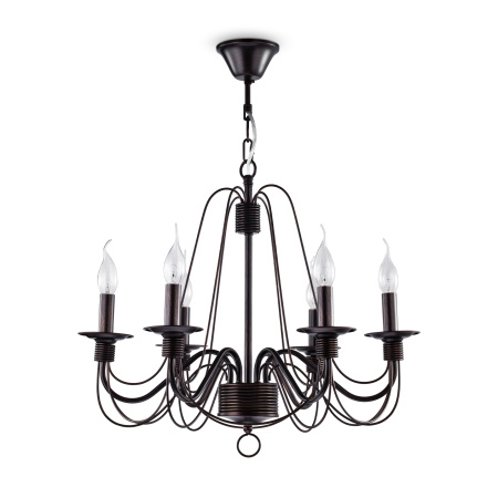 Люстра 6*E14 60Вт Коричневый IP20 Velia FR2046-PL-06-BR Freya