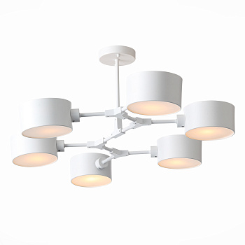Люстра потолочная Белый/Белый E14 6*60Вт SLE183502-06 EVOLUCE