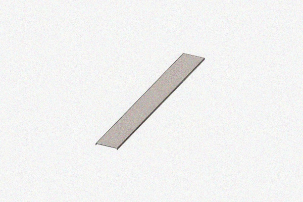 Крышка лотка КЛ 250 У3, окрашенная, S1,5