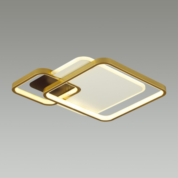 Люстра потолочная димм.с ДУ LED 59W 3894Лм 220V SCOTT белый,черный,матовое золото LUMION