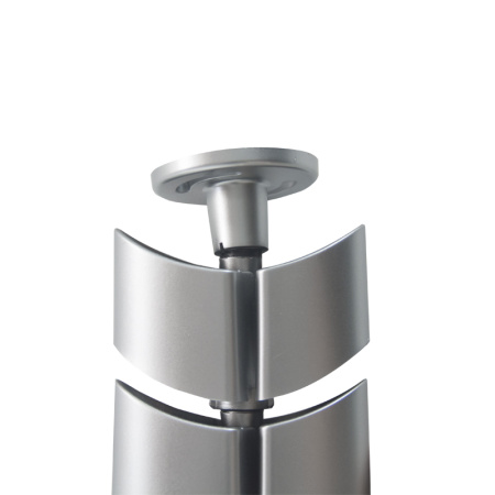 Donel Кабель-канал вертикальный гибкий OvaleDesign, пластик, серебро, длина 0.745м