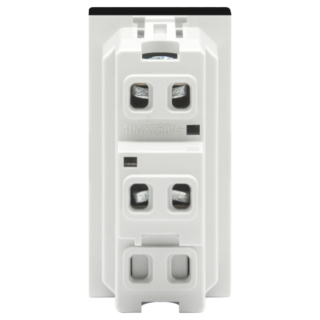 Donel Выключатель 10А, 1 мод., черн. (22.5х45мм), серия (тип) DA