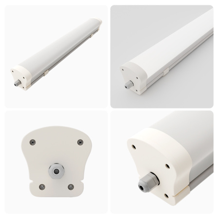 14-27 Светильник линейный, светодиодный, белый, поликарбонат, 24Вт, IP65, 2600Лм, 6000К, 170-260В/50Гц, УХЛ1, 575х76х76мм. APEYRON