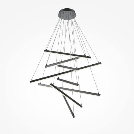 Подвесной светильник LED 90Вт Черный IP20 Line MOD016PL-L96BK Maytoni