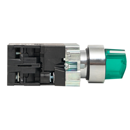 Переключатель BD33 3P c зеленой подстветкой 230В NO PROxima EKF