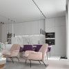 Св-к трековый,провод 1м IP20 LED 4000K 12W 220V черный MAIS LED NOVOTECH