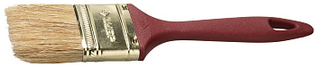 Кисть плоская "УНИВЕРСАЛ-МАСТЕР" "КП-11", натуральная щетина, пластмассовая ручка, 20мм ЗУБР