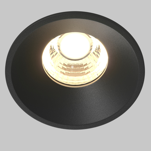 Встраиваемый светильник LED 7Вт Черный IP20 Downlight DL058-7W3K-B Technical Maytoni