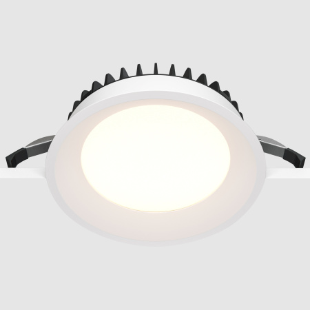 Встраиваемый светильник LED 24Вт Белый IP44 Downlight DL055-24W3K-W Technical Maytoni