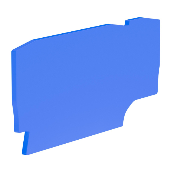 Крышка для клеммы 3 точки подключения на 4 кв.мм. синяя DKC