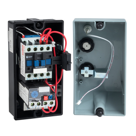 Пускатель в корпусе IP65 КМЭ 12А 230В с РТЭ Ir-9-13А и индик, PROxima EKF
