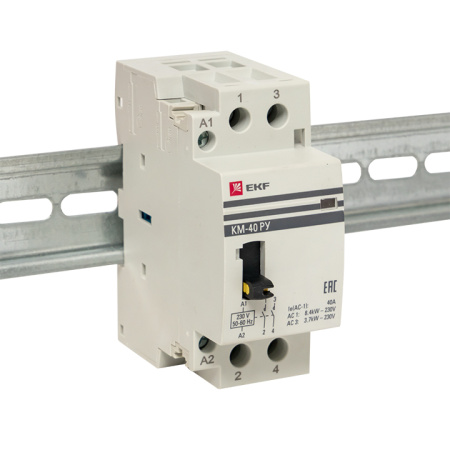 Контактор модульный КМ РУ 63А 1NO+1NC (2 мод) PROxima EKF