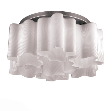 Люстра потолочная Серебристый/Белый с полосками E27 6*60Вт SL117.502.06 ST LUCE