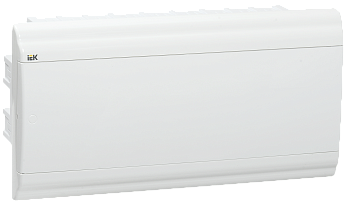 Корпус пластиковый ЩРВ-П-18 модулей встраиваемый белый/белая дверь IP41 PRIME IEK