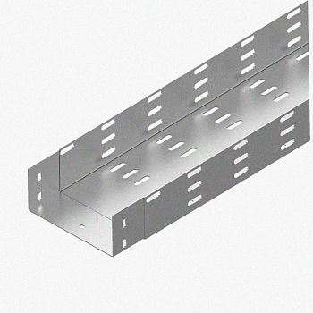 Лоток монтажный цельный перфорированный ЛМЦ200х65х2000 У3, окрашенный, S1,0