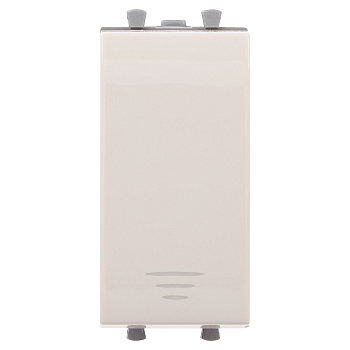 Кнопка модульная, "Avanti", "Ванильная дымка", 1 модуль DKC