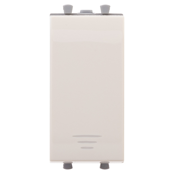 Кнопка модульная, "Avanti", "Ванильная дымка", 1 модуль DKC