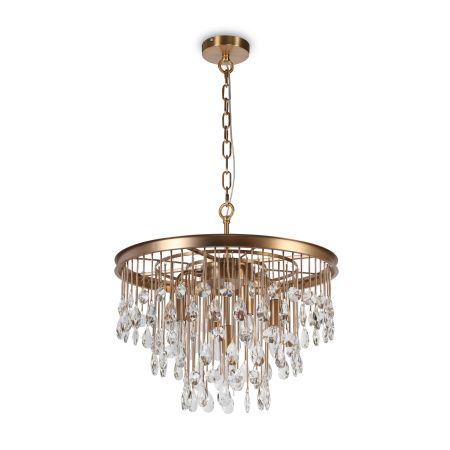 Подвесной светильник 5*E14 40Вт Золото IP20 Linn MOD091PL-05G Maytoni