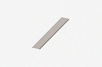 Крышка лотка КЛ 500 УТ1,5, оцинкованный лист, S1,2