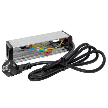 Встраиваемый настольный розеточный блок для крепления к столу, 8 модулей, C-Line EKF