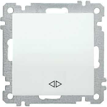 Выключатель 1-клавишный перекрестный ВС10-1-3-Б 10А BOLERO белый IEK