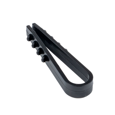 Дюбель-хомут для круглого кабеля (5-10мм) черный (50шт) PROxima EKF