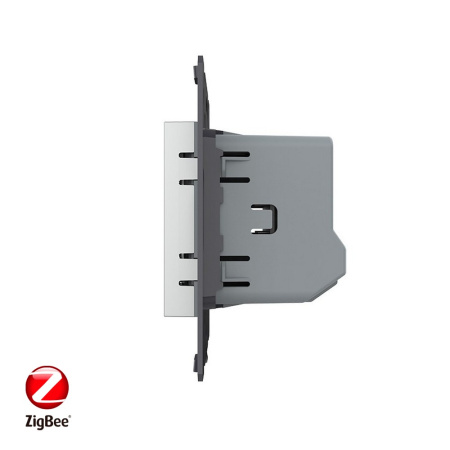 Датчик температуры и влажности ZigBee, цвет серый (механизм) Livolo