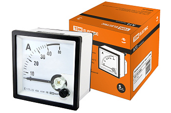 Амперметр А72П 40А-1,5 TDM Амперметр А72П 40А-1,5 TDM