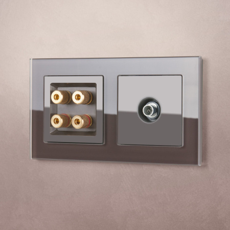 Favorit Рамка на 2 поста (мокко) Werkel