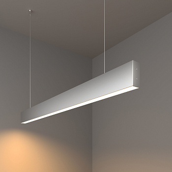 Линейный светодиодный подвесной односторонний светильник 20Вт 3000К серебро матовое IP20 (a041523) Elektrostandard Pro