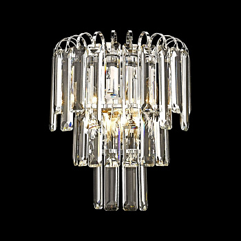 Бра Хром/Прозрачный E14 3*40Вт WE130.03.101 WERTMARK