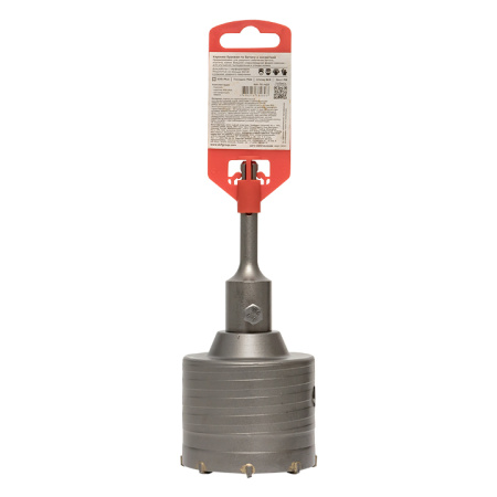 Коронка буровая по бетону с оснасткой TCT-72 М22 SDS-plus Master EKF