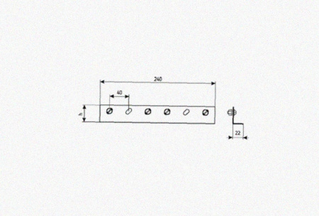 Соединитель лотковый замковый СЛЗх160 УХЛ1, горячее цинкование, S2,0