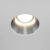Встраиваемый светильник 1*GU10 20Вт Матовое Серебро IP20 Downlight DL051-01-GU10-RD-WS Technical Maytoni